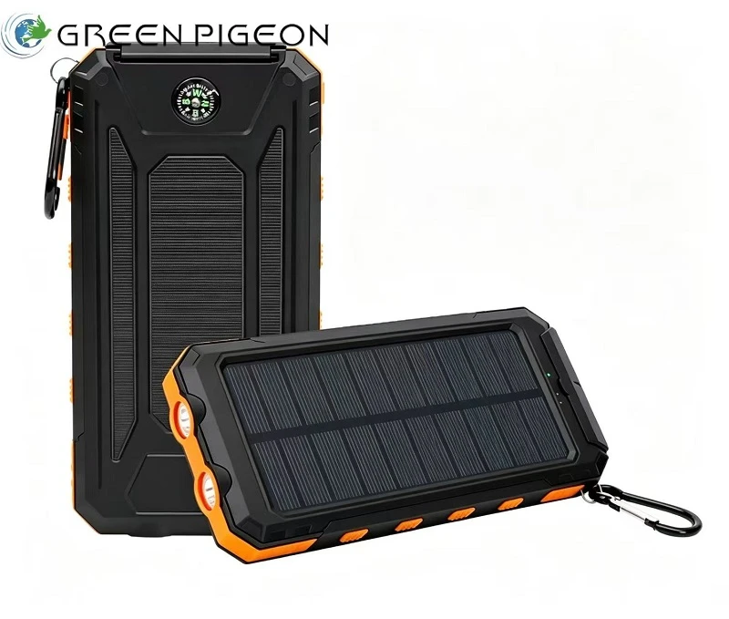 Banc pŵer solar gwrth-ddŵr ar gyfer gwersylla